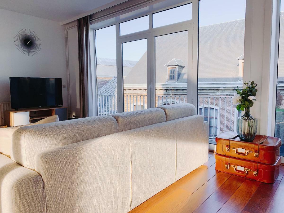 Luxury Apart' Mons City Center With Terrace Leilighet Eksteriør bilde