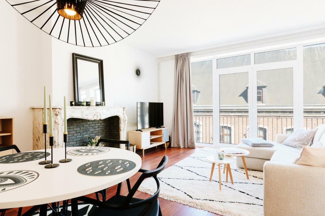 Luxury Apart' Mons City Center With Terrace Leilighet Eksteriør bilde